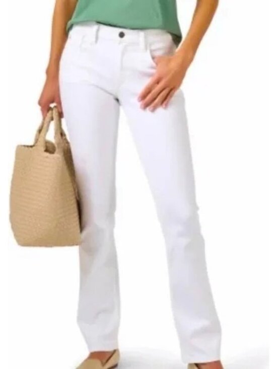 Lafayette 148 New York Denim - LAFAYETTE 148 NEW YORK WHITE DENIM JEANS PANTS SZ 16